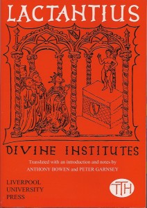 Lactantius Divine Institutes