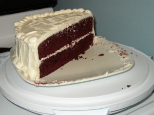 Red Velvet Cake sliced